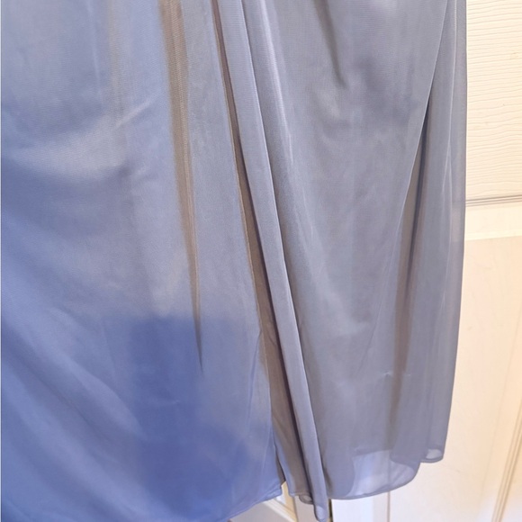 David's Bridal Gray Halter Dress - Picture 4 of 9